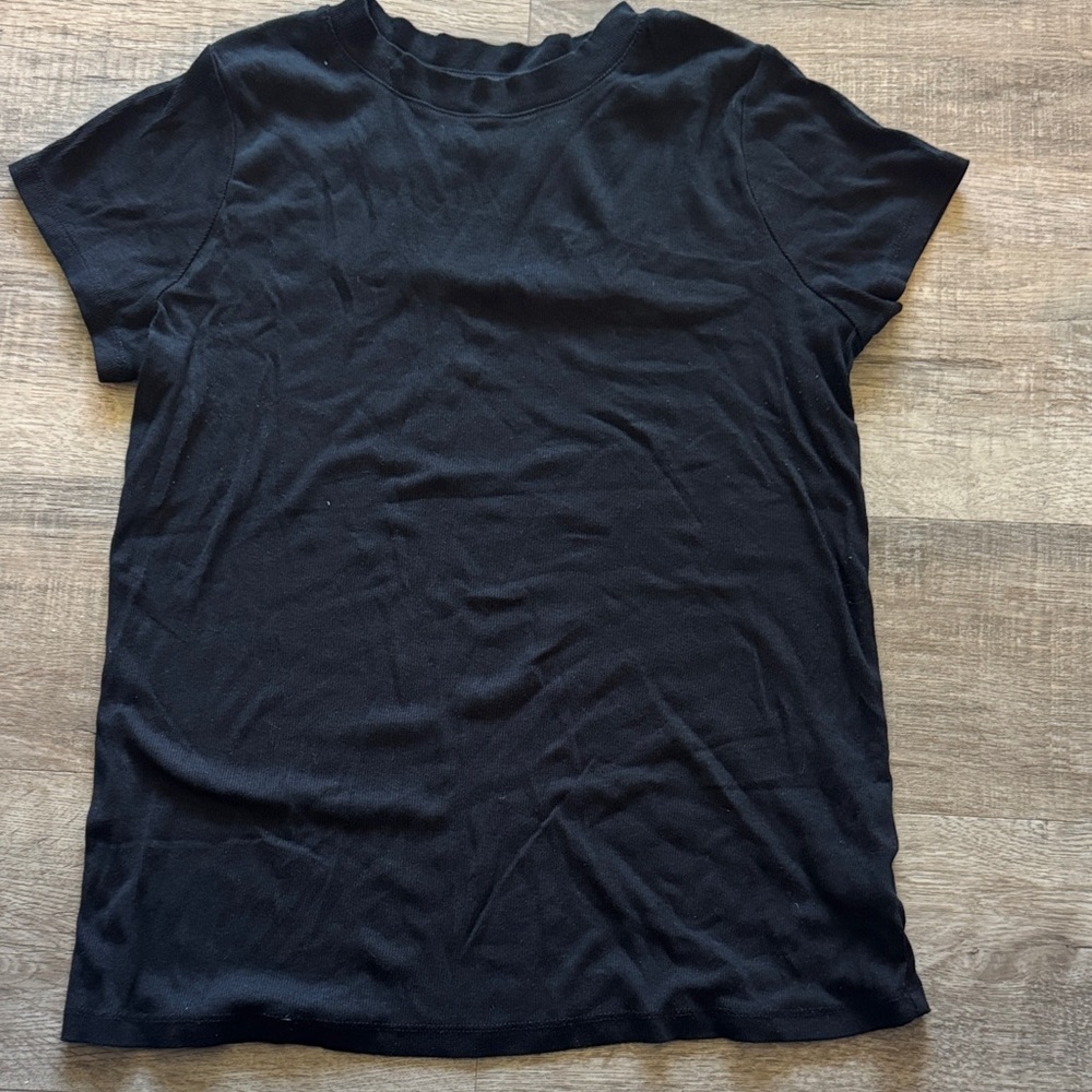 a new day Black Short Sleeve Crew Tee